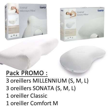 Pack Lancement 2 : Oreillers Millenium + Sonata